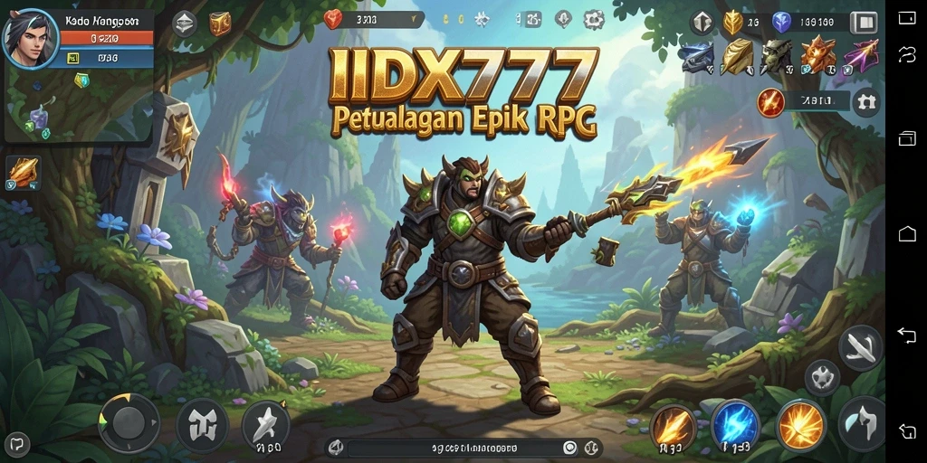 Tangkapan layar dari gameplay IDX777 yang penuh aksi dan eksplorasi.