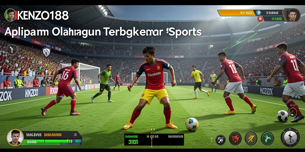 Tampilan menarik dari gameplay olahraga di KENZO188.