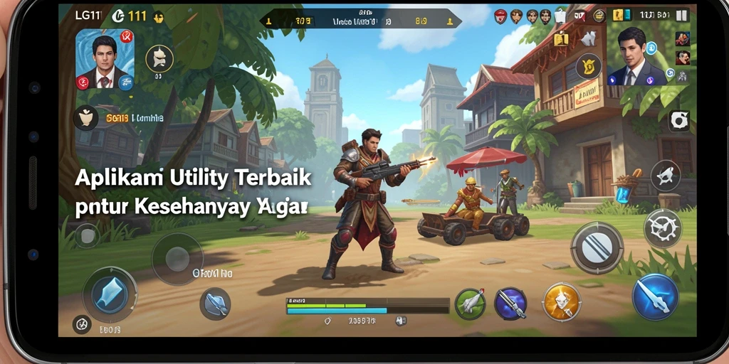 Tampilan intuitif dari aplikasi LG111 untuk kebutuhan Utility.