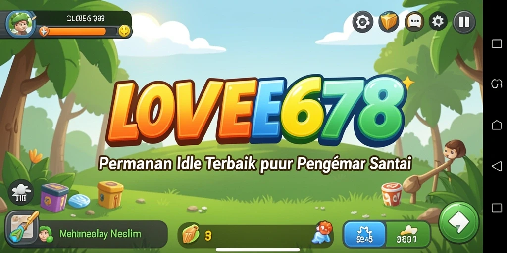 Tampilan gameplay LOVE678 yang seru dan interaktif di dalam game Idle.