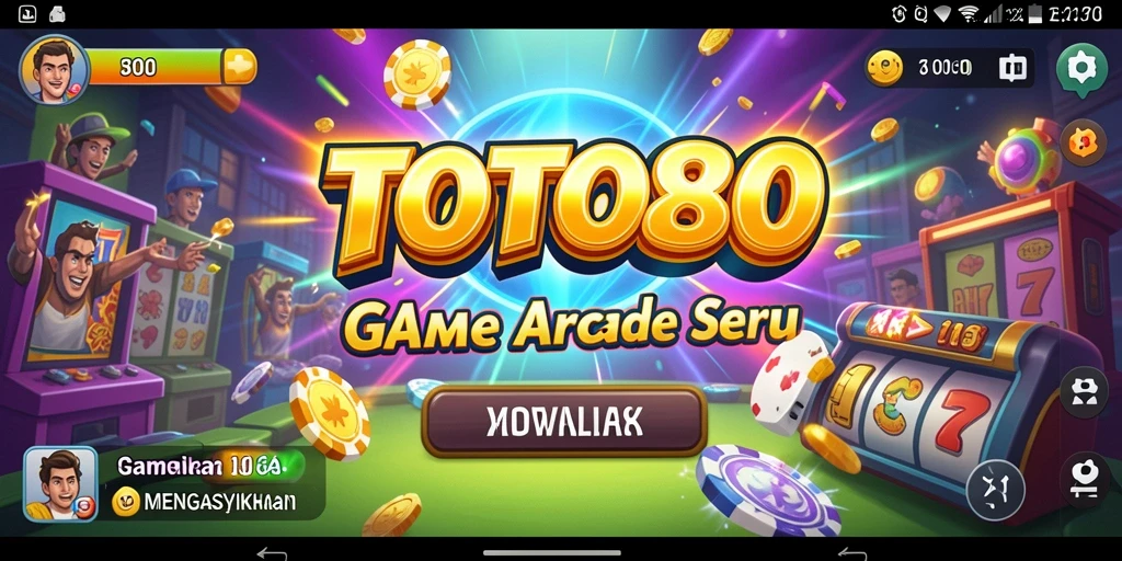 Screenshot gameplay TOTO80 menampilkan aksi seru di game Arcade.