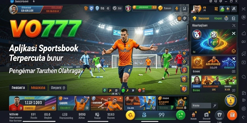 Tampilan seru dari gameplay Sportsbook di VO777.