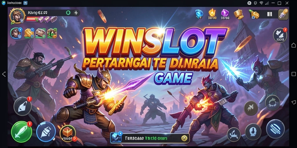 Tangkapan layar utama WINSLOT menampilkan pertarungan yang intens.