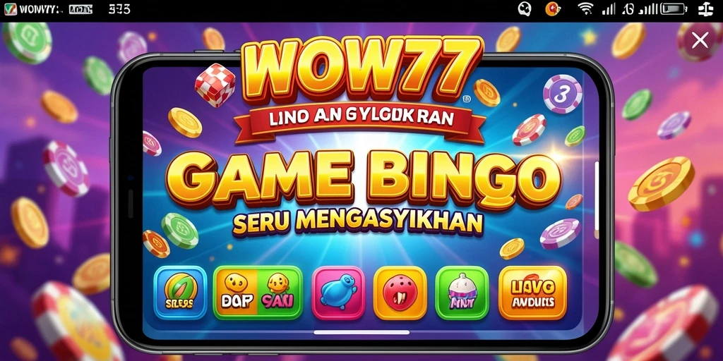 Tampilan gameplay WOW77 yang seru dengan banyak pemain bermain Bingo.
